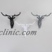 Creative hook deer head modeling wall decor hanger suction cup coat key hooks TB   202041222005
